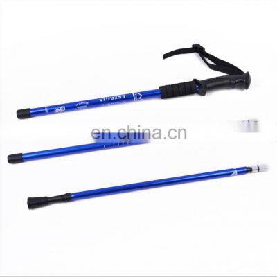 Aluminum alloy four section shock absorber multi function Climbing Stick