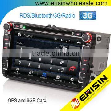 Erisin ES9611V 8 inch Car Audio with GPS Bluetooth for Polo Navigation System