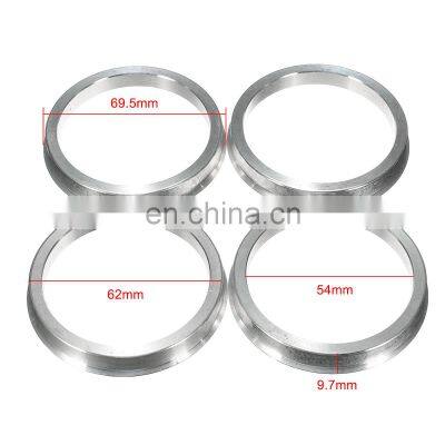 4pcs 66-57mm Aluminium Spigot Reducer Rings For VW SEAT for AUDI for MERCEDES Alloy Wheels