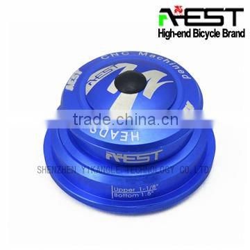 AEST anodized bike parts blue