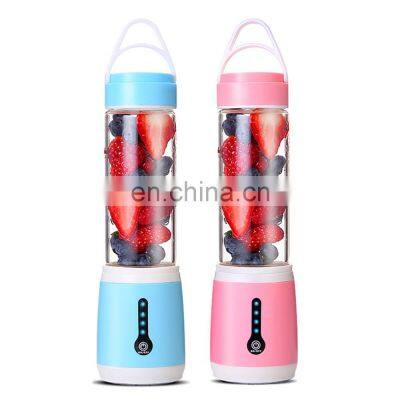 Wholesale Cheap 2000mAh*2 100W Portable Usb Juicer with 6 blades