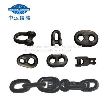 China 92mm marine anchor chain supplier ship anchor chain factory