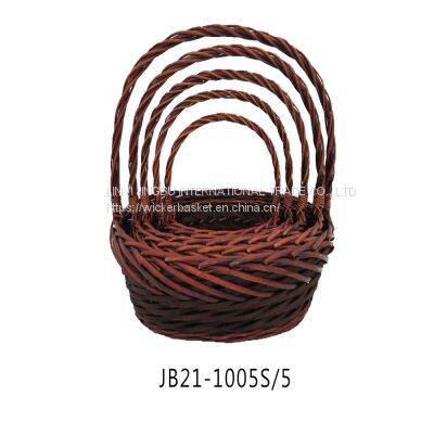 Handmade Wholesale Decoration Willow Wicker Gift Hamper Basket