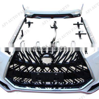 4x4 Tuning Front Car Body Kit For Highlander 2015-1029 Convert to Lx570 Style Auto Body Parts