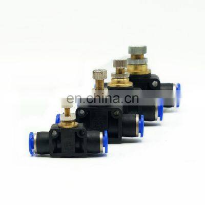 Pneumatic Throttle Flow Control Valve Tube OD 4mm 6mm 8mm 10mm Pneumatic Fittings LSA-8 LSA-10 Quick Connector Pneumatic Parts photo-3
