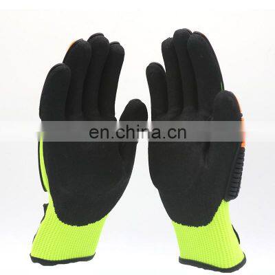 Heavy Duty Mechanic Work Gloves Anti Cut Lumbering Safety Gloves TPR Protector Impact Gloves For Running Chainsaw photo-4