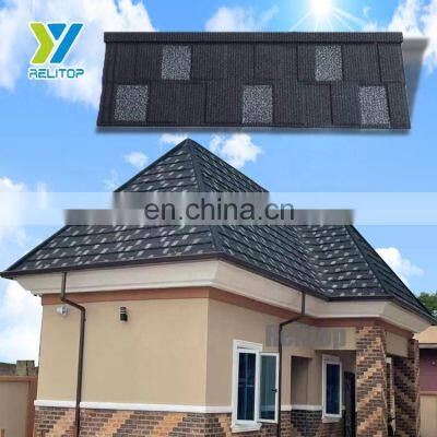 Relitop factory wholesale colorful stone coated metal steel roof tile roofing sheet price aluminum roofing