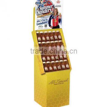 OEM design popular cardboard corrugated jar display rack