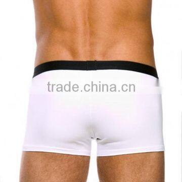AUD002 Men's Boxers Shorts Swim Solid Color Sexy Underwear Wholesale photo-2