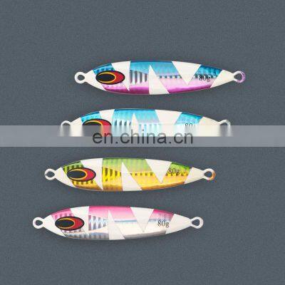 80g 2021  new modle pike seabass long shot  slow throw jig fishing lure