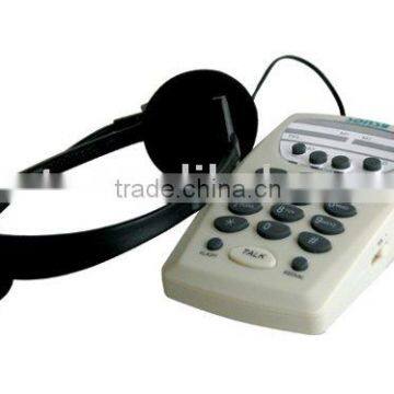 telephone headset call recording headset