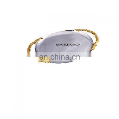 Metal Handmade Mirror Fancy Trays photo-4