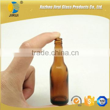 10ml glass beer bottle amber /glass beer decorative bottle