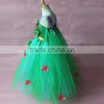 NEW Elsa Inspired Tutu Dress Great for Costumes and Dress up Girl Fantasy Elsa Green Dress Quality Choice photo-3