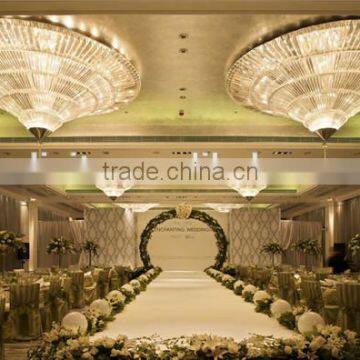 Modern charming wedding decoration crystal chandelier