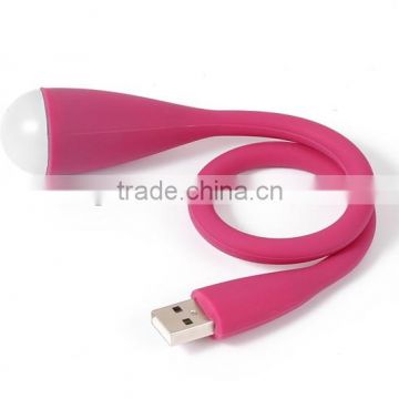 USB connect light for power bank,LED USB light muti-color 0.5w DC 3V black bendable easy carrying