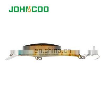 JOHNCOO Jerkbait Minnow 80mm 10g Fishing Lure Wobbler for Sinking and Vibrate Fishing Tackle Swimming Bait Lure