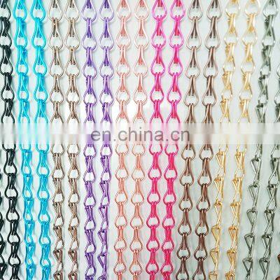 Decorative Powder Coated Aluminum Chain Link Curtains Screen