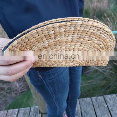 Water Hyacinth Bag New Straw Purse Wedding Clutch Handwoven Wallet Wholesale photo-5