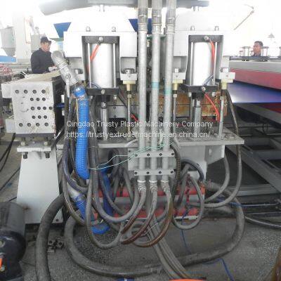 PP/PE /PC Plastic Hollow Plate/Board/Sheet Extruder Machine Production Line photo-4