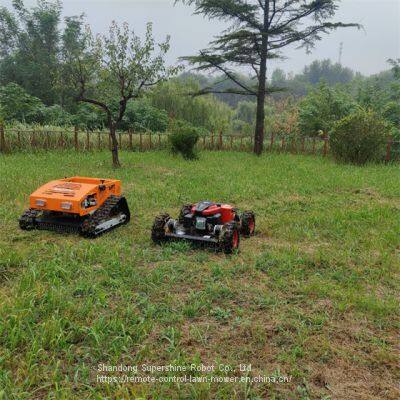 remote control steep slope mower, China remote controlled brush cutter price, slope mower for sale