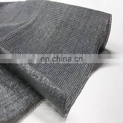 100% new HDPE Material UV Protection grey color sun shade net hdpe knitted shade cloth