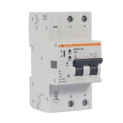 Acrel ASCB1 series intelligent micro circuit breakers used with gateway for monitoring of electrical parameters