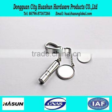 Small jewelry metal keychain