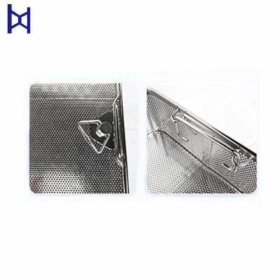 304 316 316L Stainless Steel Woven Wire Mesh Sterilization Basket Surgical Instrument Cleaning Basket Disinfection Basket