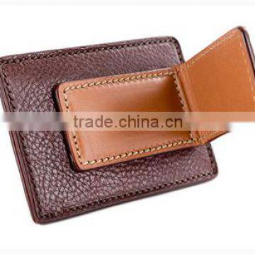 GENUINE LEATHER DELUXE FRONT MAGNETIC POCKET WALLET