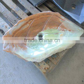 High Quality Natural Bathroom Onyx Sink For Indoor Decoration photo-2