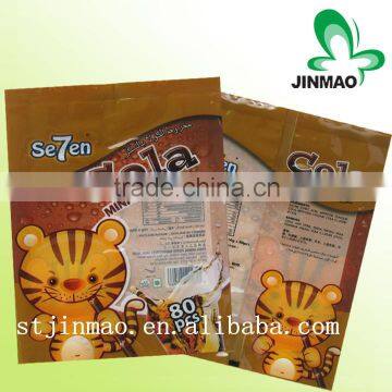 Heat seal plastic candy packaging bag