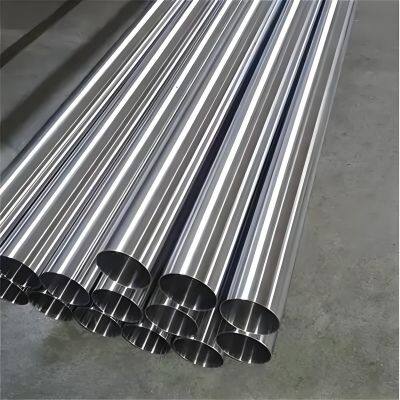 304 304L 316 316L 310S 321 Seamless Round Stainless Steel Brush Finished Grade 304 Ba 0.5-200mm Thickness Stainless Steel Pipe photo-2