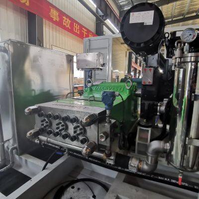 High Pressure Plunger Pumps Used for Power Plant Heat Exchanger Cleaning photo-2