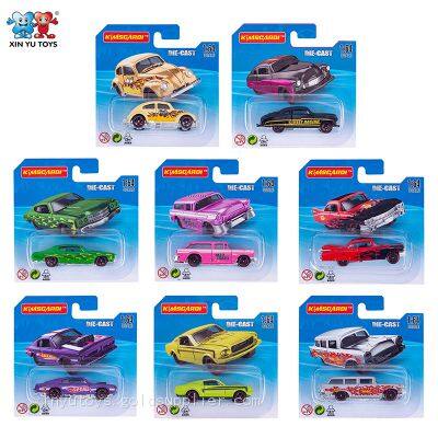 1:64 Scale Diecast Cars Metal Toy Vehicle 8 Models for Kids photo-5