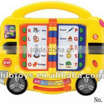 educational toy , Bus learning machine w/lights ,music