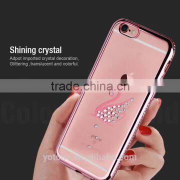 2016 New Products Ultra Thin Stylish Tpu Shinning Glitter Cell Phone Case Cover for Iphone 6/6s