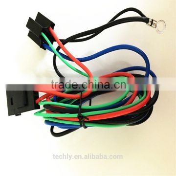 5 PIn Black Relay Connectoe To 2 Pin Car Fuse 8.5mm Ring Wiring Power Cable