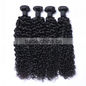 Wholesale pure indian remy virgin kinky curl sew in expression hair weave extension human hair weft