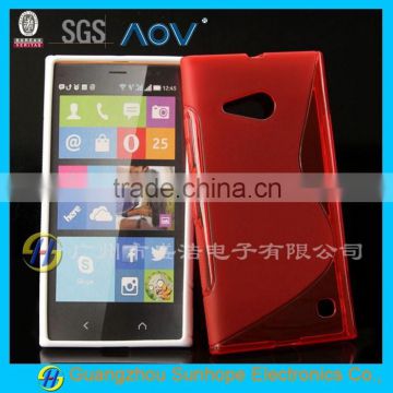 Factory price high quality TPU matte non-slip S line for Nokia for Lumia 730 mobile cell phone case