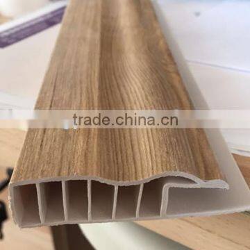 PVC skirting board, PVC corner for wall decoative