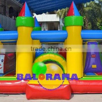 Inflatable Castle Playground 6x4x2.5h mt