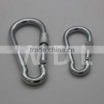 Snap Hook with Eyelet and Screw Lock