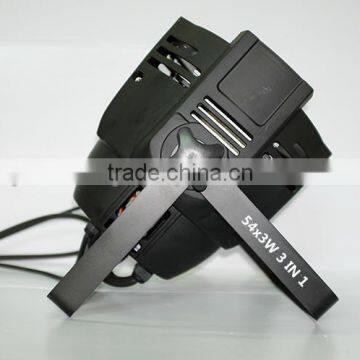 54x3w RGW 3in1 Good Color Mixing Led Par Light Indoor Use Led Par Light 54x3w Tri-color Led Par Canon Light Good Price photo-4
