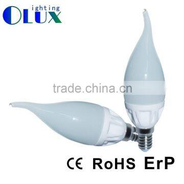 360degree Led Lighting Fully Glass Housing E27 C30 Led Lamp 4W 300lm C30 2835smd Candle Bulbs AC220-240V C30 LED photo-6