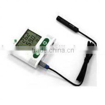 External probe temperature & humidity data logger