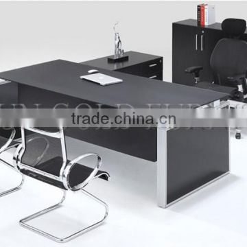 secretary of modern office desk black exective desk (SZ-OD229 )