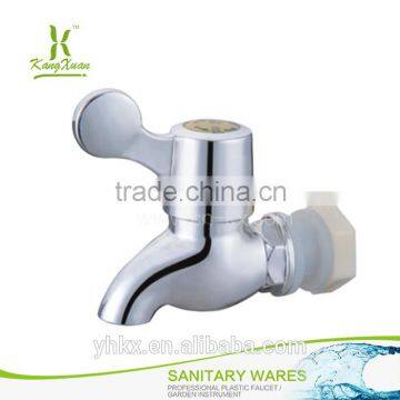 Chrome plastic juice bottle faucet