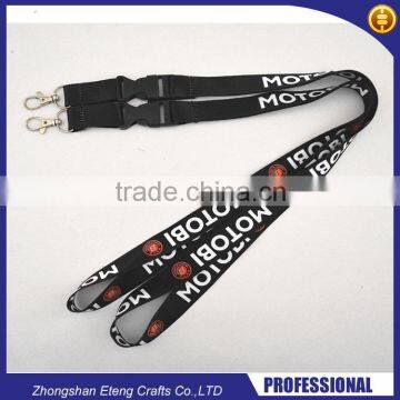 Customized popular cheap polyester lanyard with printed your own design