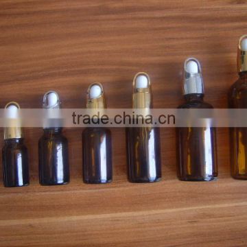 wholesale 5ml to 100 ml amber glass dropper bottle,different design essential oil glass dropper bottle